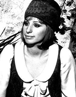 Barbra Streisand as she appeared in the 1970 film On a Clear Day You Can See Forever.