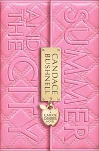 Book title on solid pink cover, with a gold lock in center with author's name