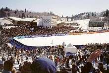 Super-G at Snowbasin during the 2002 Winter Olympics