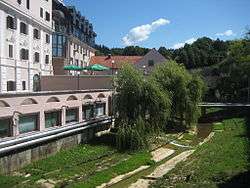 The Sušica, a river in Dolenjske Toplice