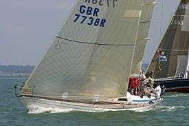 Swan38 Jacobite GBR7738T at the 2011 Swan Europeans in Cowes (GBR) held by the Royal Yacht Squadron