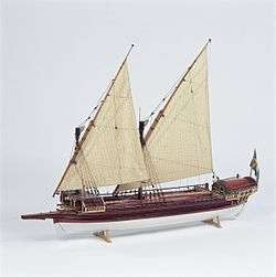 Contemporary model of an early 18th-century Swedish galley from the collections of the Maritime Museum in Stockholm