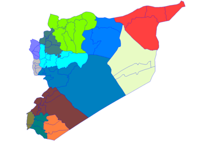 Governorates and districts of Syria