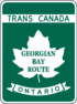 Trans-Canada Highway Georgian Bay Route shield