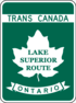 Trans-Canada Highway Lake Superior Route shield