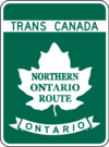 Trans-Canada Highway Northern Ontario Route shield