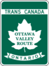 Trans-Canada Highway Ottawa Valley Route shield