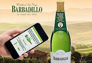 Thinfilm NFC mobile solution as implemented by Barbadillo for its "Tap & Win" marketing campaign