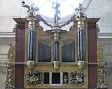Pipe organs inside the Église Sainte-Marthe in Tarascon