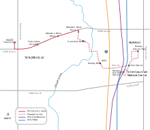 Unofficial Taylorsville-Murray-BRT Route map