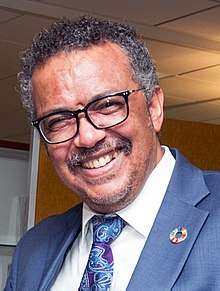 Dr Tedros Adhanom Ghebreyesus at the AI for Good Global Summit in Geneva in May 2018