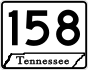 State Route 158 primary marker