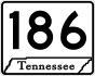 State Route 186 primary marker
