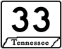 State Route 33 primary marker
