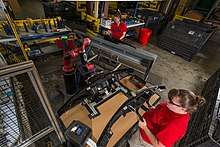 Collaborative robot Sawyer on the factory floor at Tennplasco in Lafayette, TN.