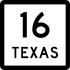 State Highway 16 marker