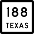 State Highway 188 marker