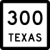 State Highway 300 marker