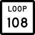 State Highway Loop 108 marker