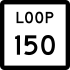 State Highway Loop 150 marker