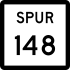 State Highway Spur 148 marker