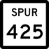 State Highway Spur 425 marker