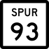 State Highway Spur 93 marker