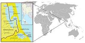 Thale Noi Thailand World Map