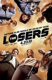 A group of six looking down from above, with the word "Losers" in the center.