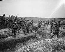 Soldiers of the 51st (Highland) Division at the Battle of Cambrai in 1917