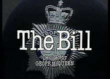 The title caption from series 1 of The Bill (1984)