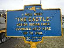 The Castle, where Oneida Indian councils were held.