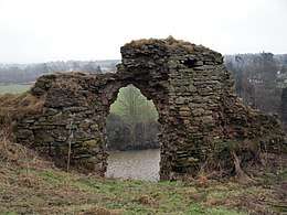 the remains of Roxburgh Castle, seen in 2007