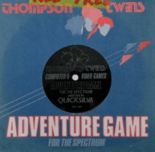 Sleeve and label of The Thompson Twins Adventure.