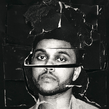 The cover features face of The Weeknd in his iconic dredlocks hairstyle. It appars like the cover has been torn and those torn pieces are placed again.