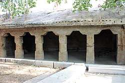 cave temple with four rock cut entrances