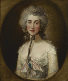 Portrait of Grace Elliot by Thomas Gainsborough, circa 1778 - from the Frick Collection