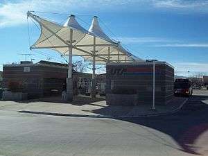 A view of the east side of the Mount Timpanogos Transit Center in Orem, Utah