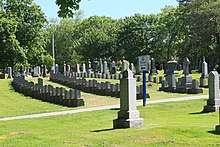 Titanic graves section