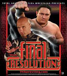 Christopher Daniels and Samoa Joe posing over a red and black logo
