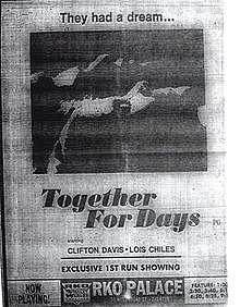 Original newspaper ad