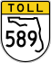 State Road 589 marker