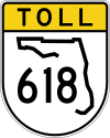 State Road 618 marker