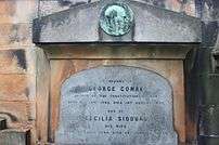 Tomb of George Combe in Dean Cemetery
