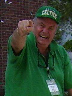 Tom Heinsohn at the Celtics' title parade