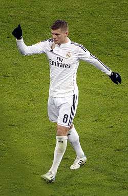 Kroos playing for Real Madrid in 2015