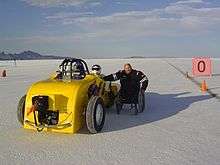 Tony Christiansen attempts to be the World's Fastest Amputee at the Bonneville Salt Flats.