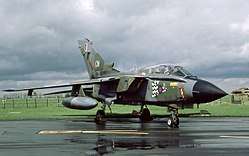 Panavia Tornado GR1 of No. 17 squadron which was based at Brüggen.