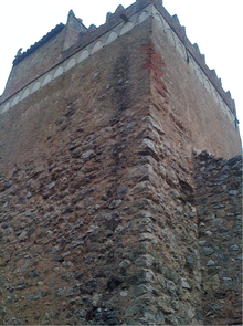 Corner of a castle tower
