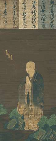Painting of the Chinese priest and writer Shandao